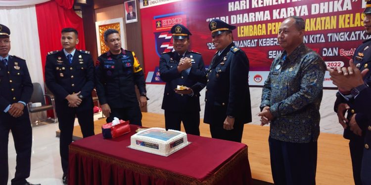 Lapas Cikarang Gelar Syukuran Peringati HDKD Ke-77
